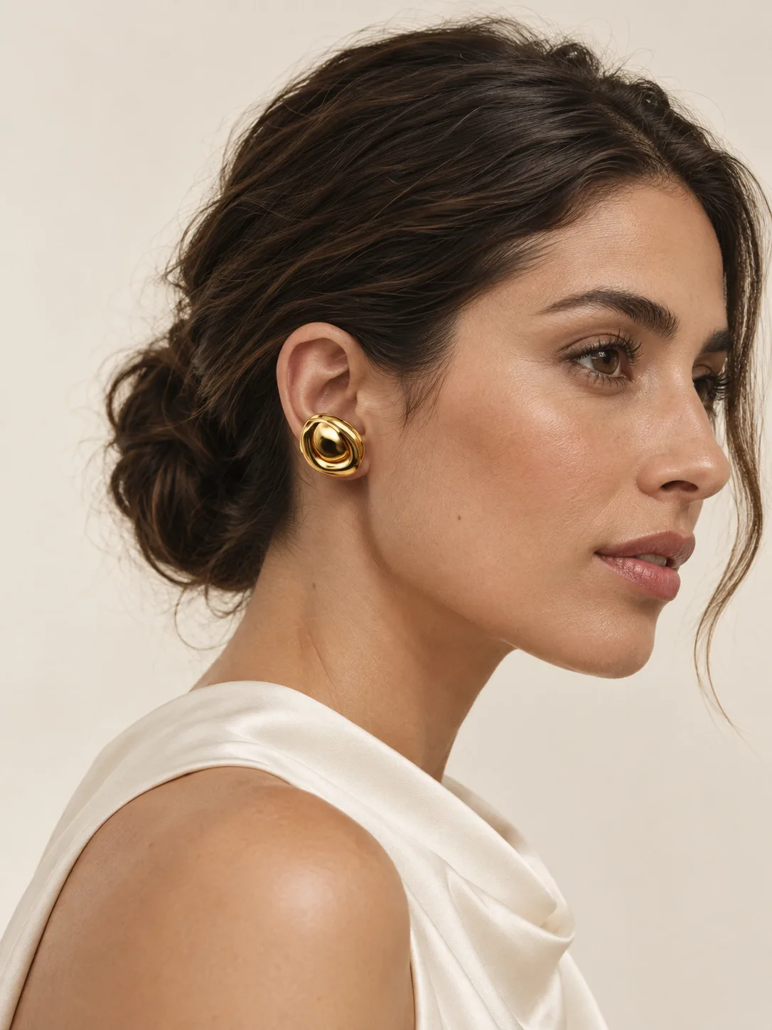 Earcuff Sordo Cubagua Bañado en Oro Small
